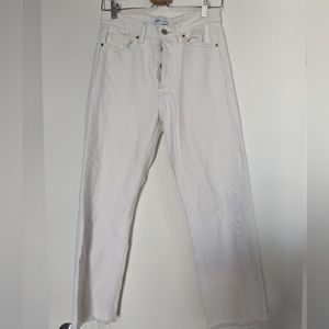 Zara white denim